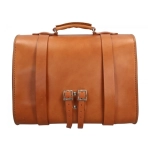 BOLSA PIEL VESPA MARRON