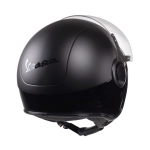 CASCO JET VESPA VJ COLOR NEGRO