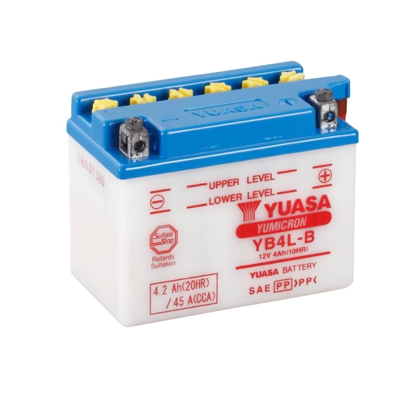 BATERIA YUASA YB4L-B 12V4H