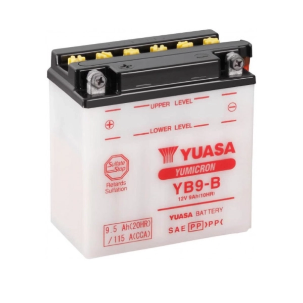 BATERIA YUASA YB9-B 12V9AH 52T